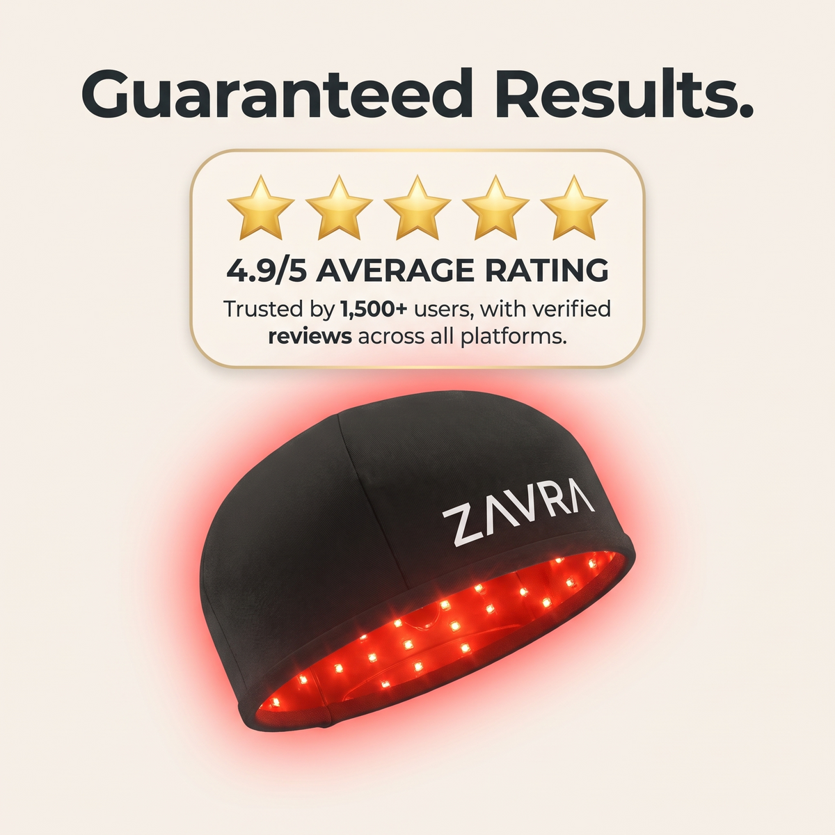 Zavra™ - Red Light Therapy Hat 2.0