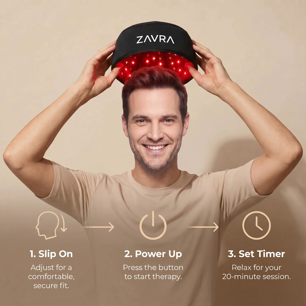 Zavra™ - Red Light Therapy Hat 2.0